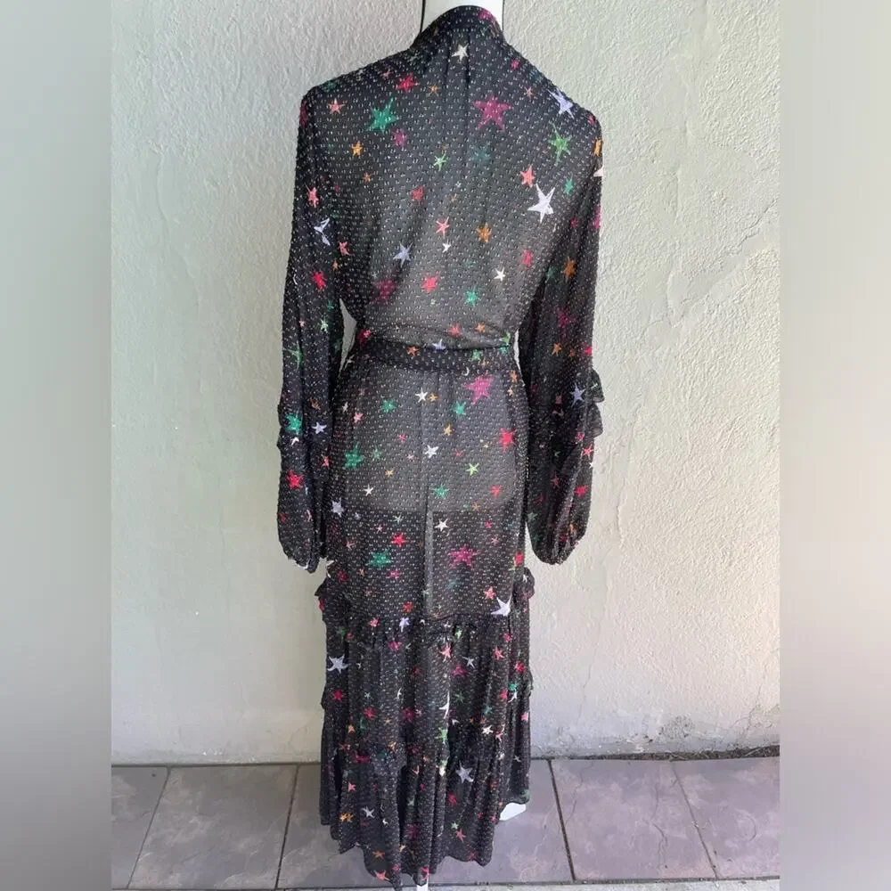 FARM Rio Starry Black Maxi Dress - Picture 3 of 4
